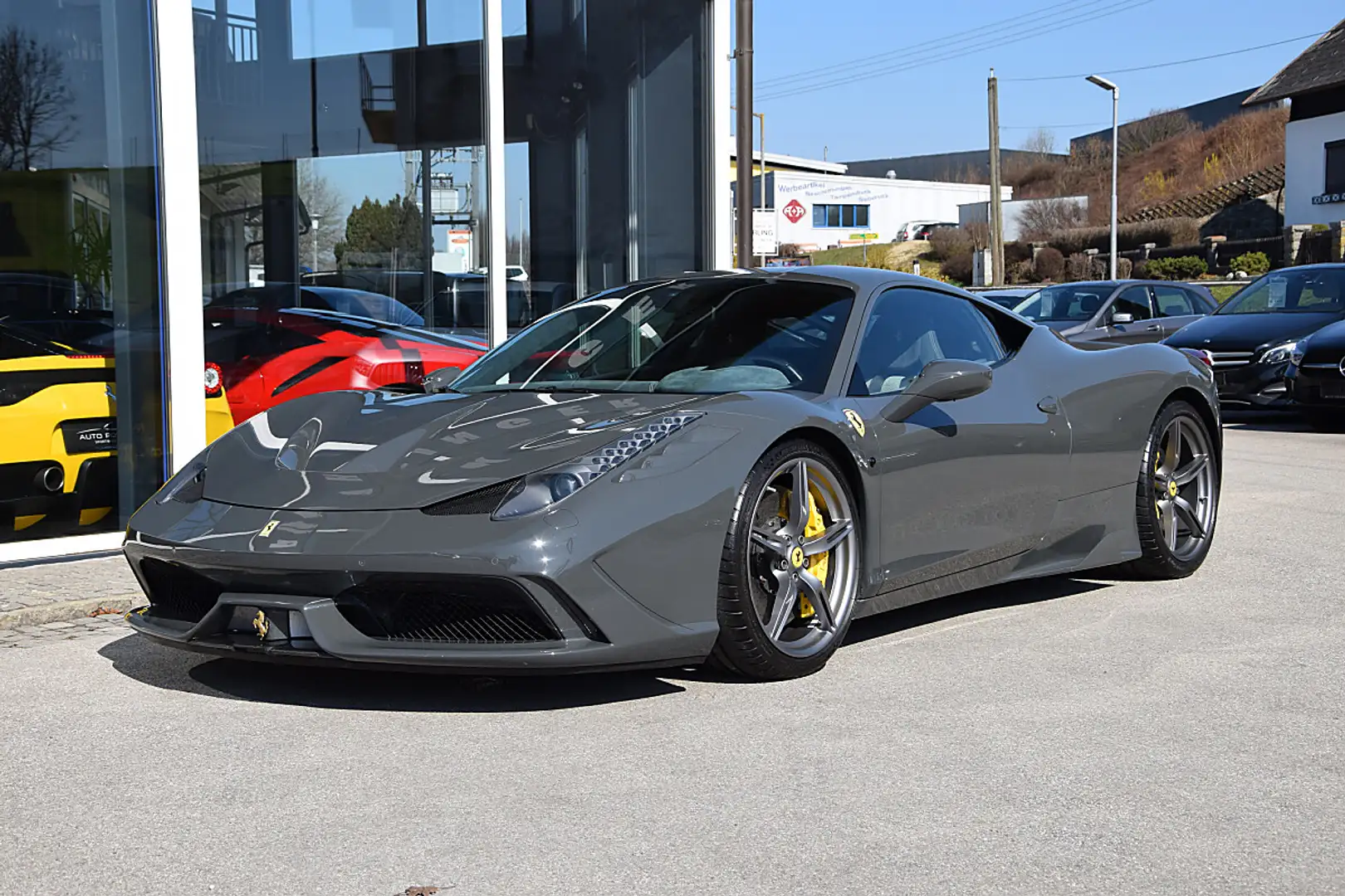 Ferrari 458 Speciale *4-Punkt Gurte*Bügel*Alcantara Charcoal* Grau - 2