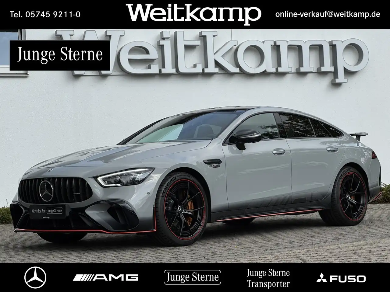 Mercedes-Benz AMG GT 63 S E PERFORMANCE F1 EDITION+KERAMIK+HUD Ablage-Paket/Fahrassistenz-Paket/Multikontursitz-Paket/Spiegel-Paket/Ke — photo 1 of 30