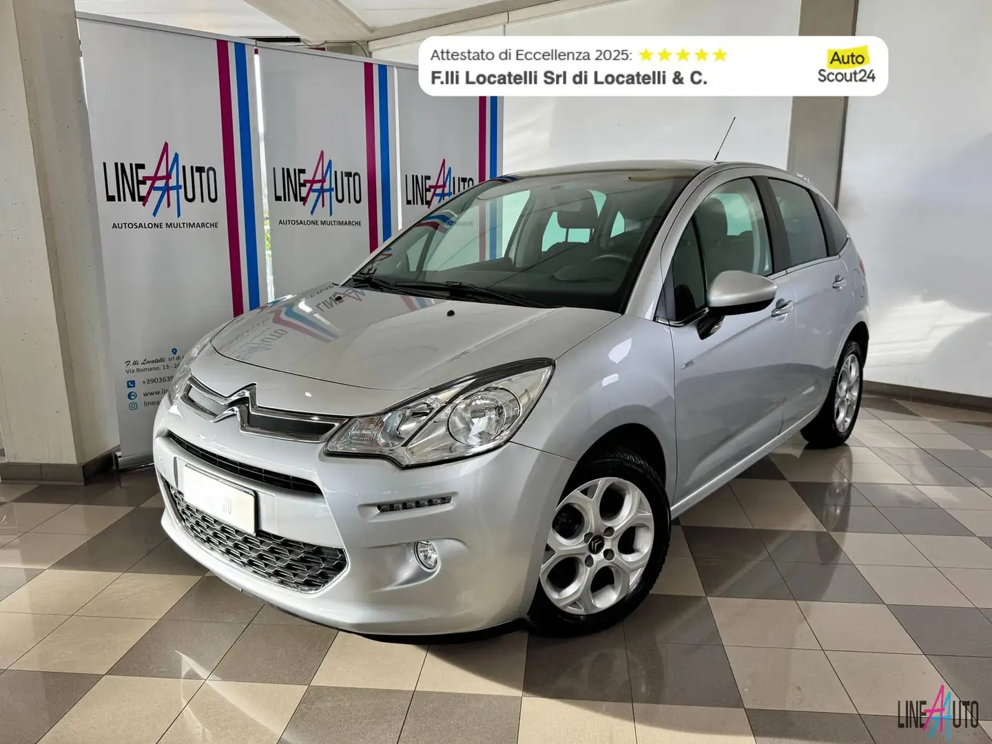 Citroen C3 C3 BlueHDi 75 Monna Lisa Argento - 1
