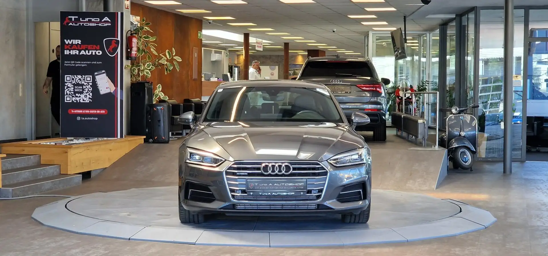 Audi A5 3.0 TDI quattro 2x S-Line 1-Hand S-Tronic *Virtual Grau - 2