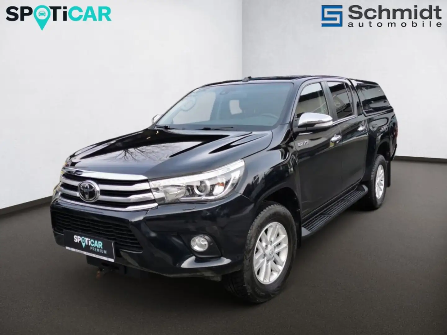 Toyota Hilux DK Lounge 4x4 2,4 D-4D Aut. Schwarz - 1