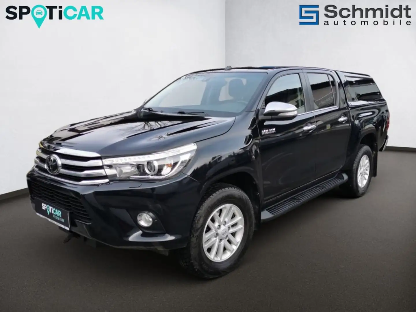 Toyota Hilux DK Lounge 4x4 2,4 D-4D Aut. Schwarz - 2