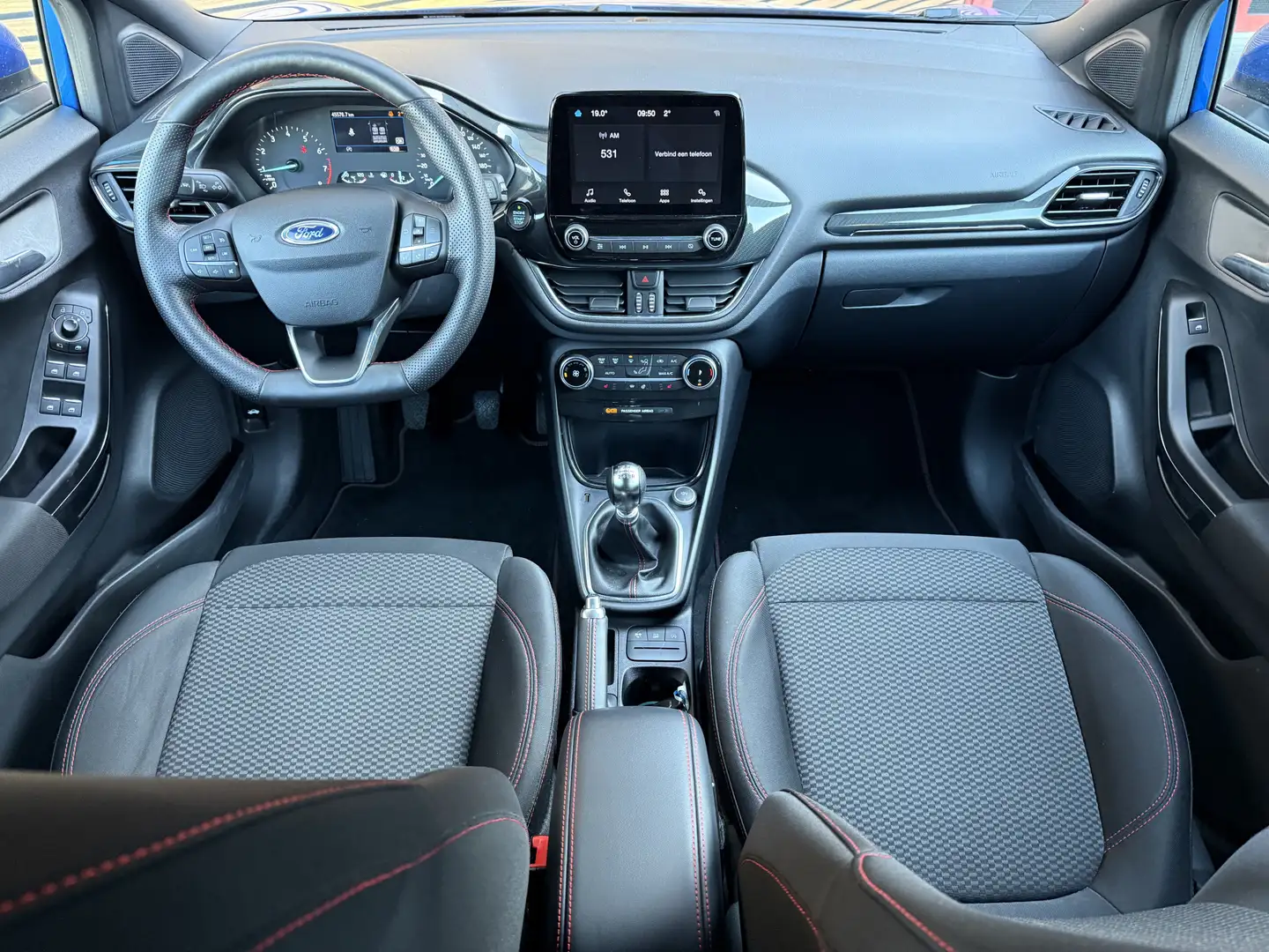 Ford Puma 1.0 EcoBoost Hybrid ST-Line Carplay / Airco / Stoe Blauw - 2