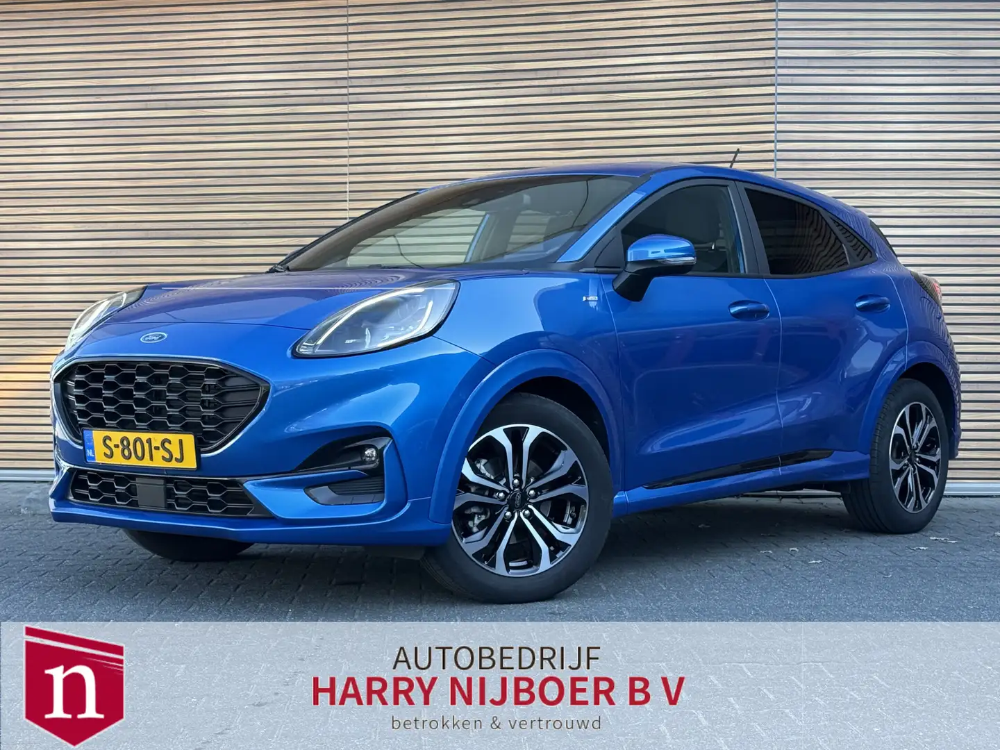Ford Puma 1.0 EcoBoost Hybrid ST-Line Carplay / Airco / Stoe Blauw - 1