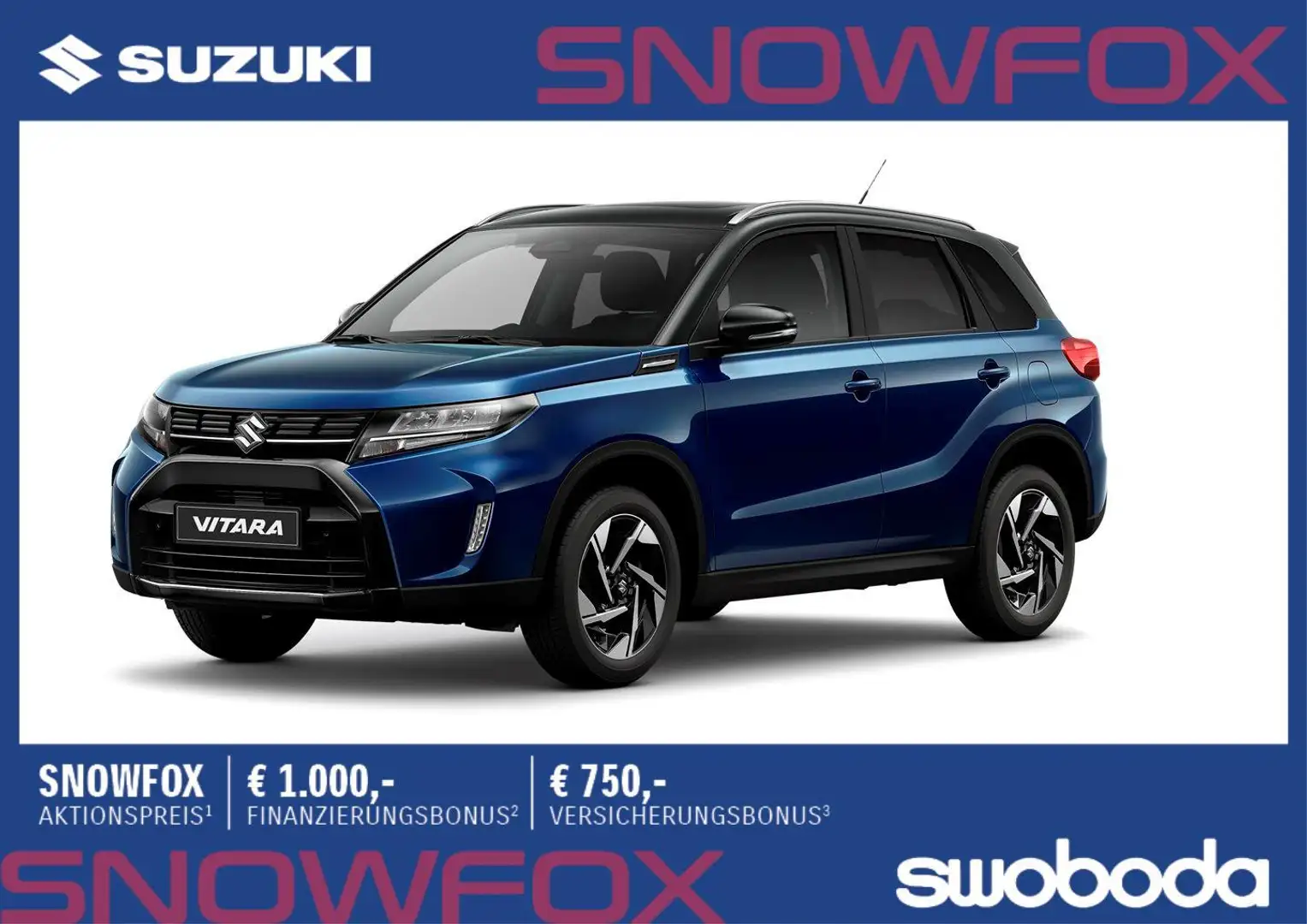 Suzuki Vitara VITARA 1.4 GL+ HYBRID ALLGRIP L3V01 Shine Bleu - 1