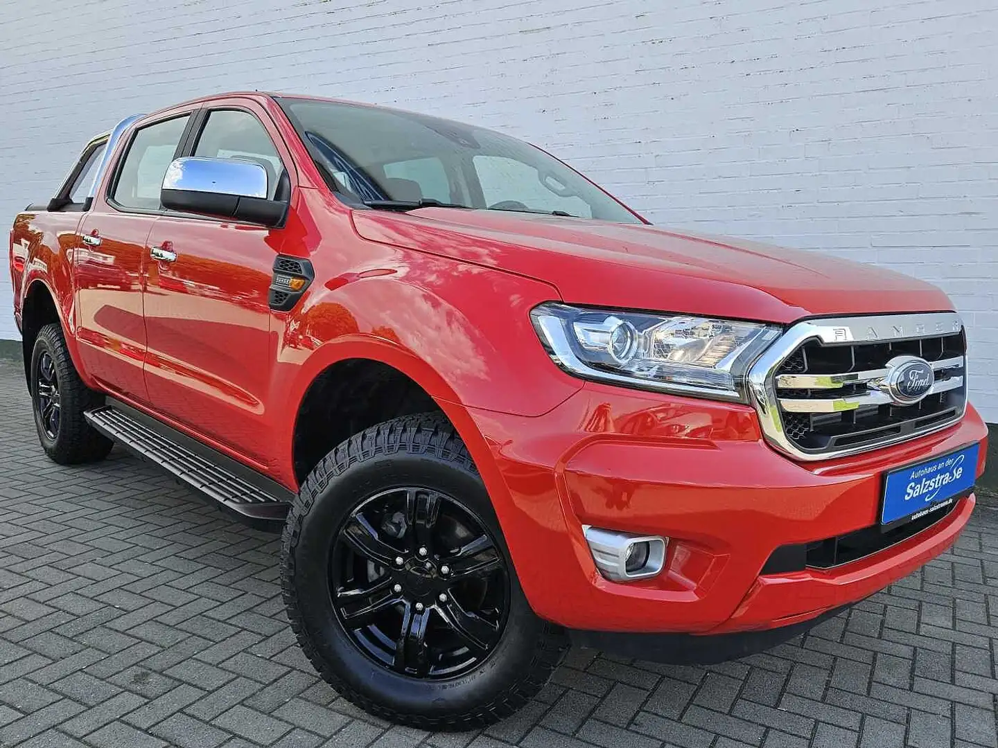 Ford Ranger DoKa XLT*WiPa*PDC*Navi*Rollo*AT-Reifen* Rot - 2