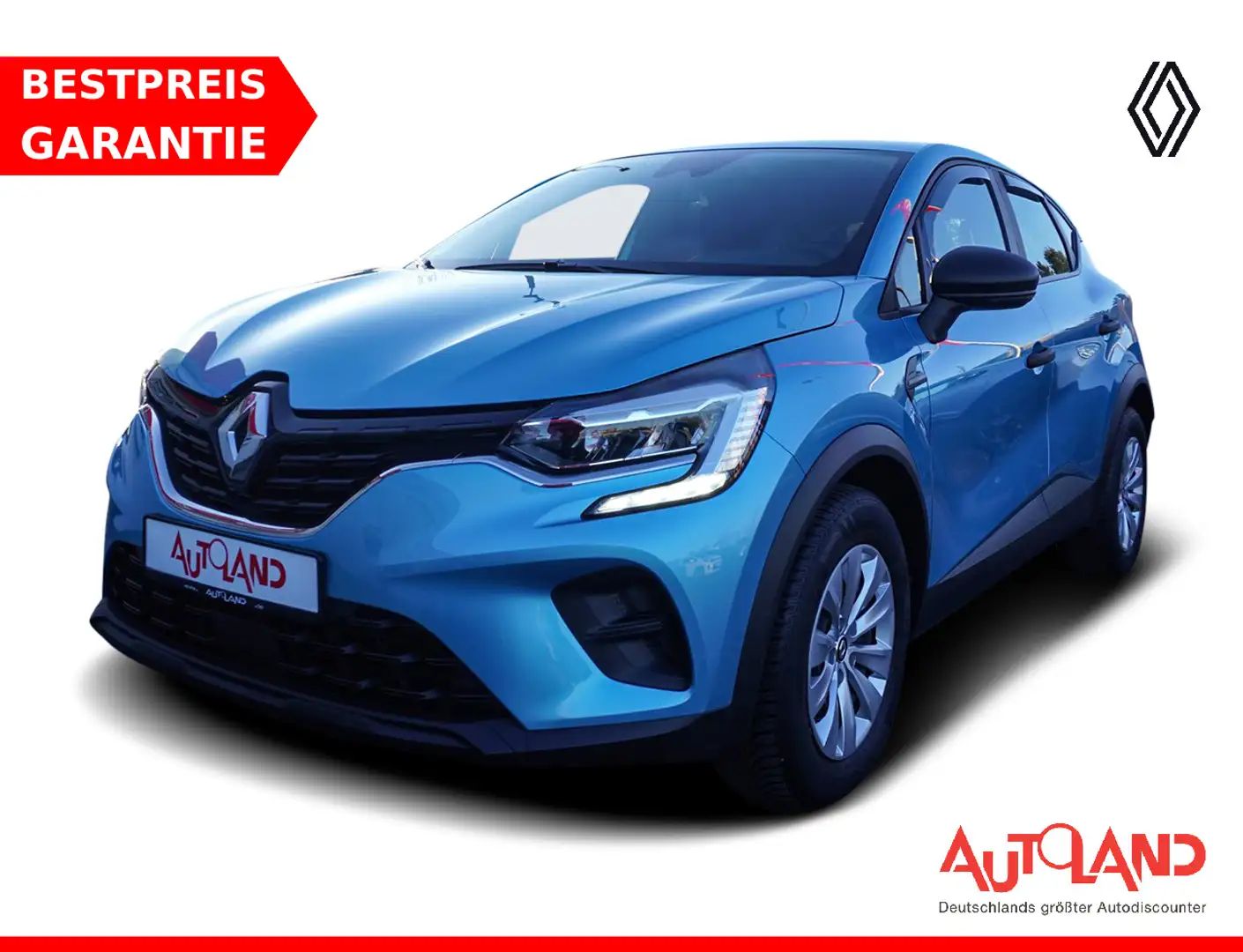 Renault Captur II 1.0 TCE Life LED Tempomat Spurhalte Blue - 1