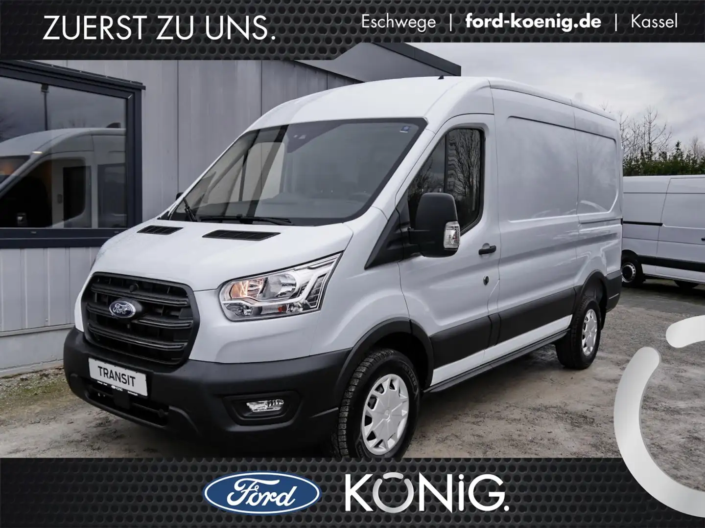 Ford Transit KW Trend 350L2 Ganzjahresreifen+Sitzhzg. Klima Bílá - 1