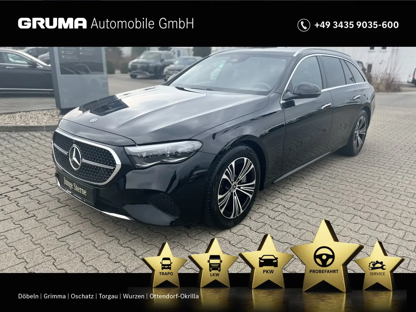 Mercedes-Benz E 450 E 450 d 4M T Avantgarde+AHK+Distronic+DigiLight+ Schwarz - 1