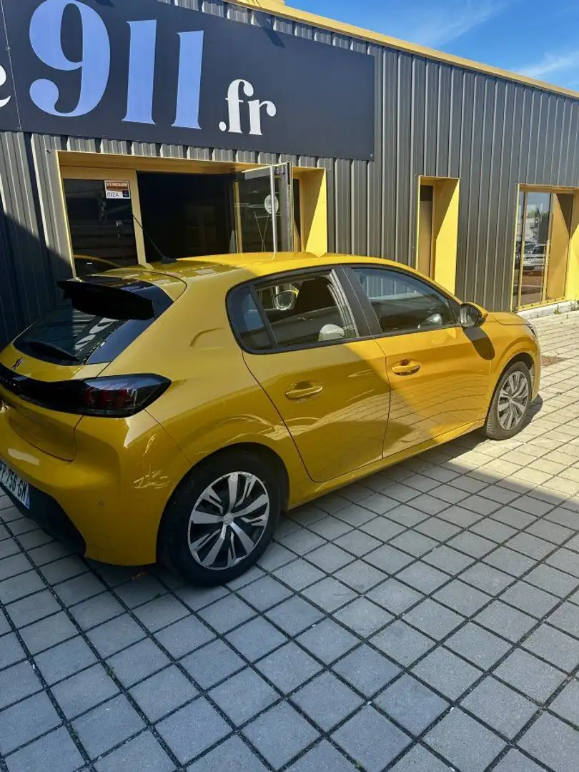 Peugeot 208 BUSINESS PureTech 75 S&S BVM5 Active Business Jaune - 2