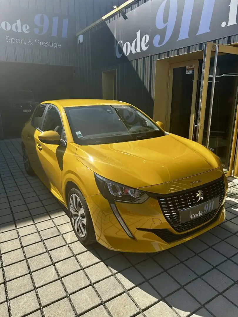Peugeot 208 BUSINESS PureTech 75 S&S BVM5 Active Business Jaune - 1