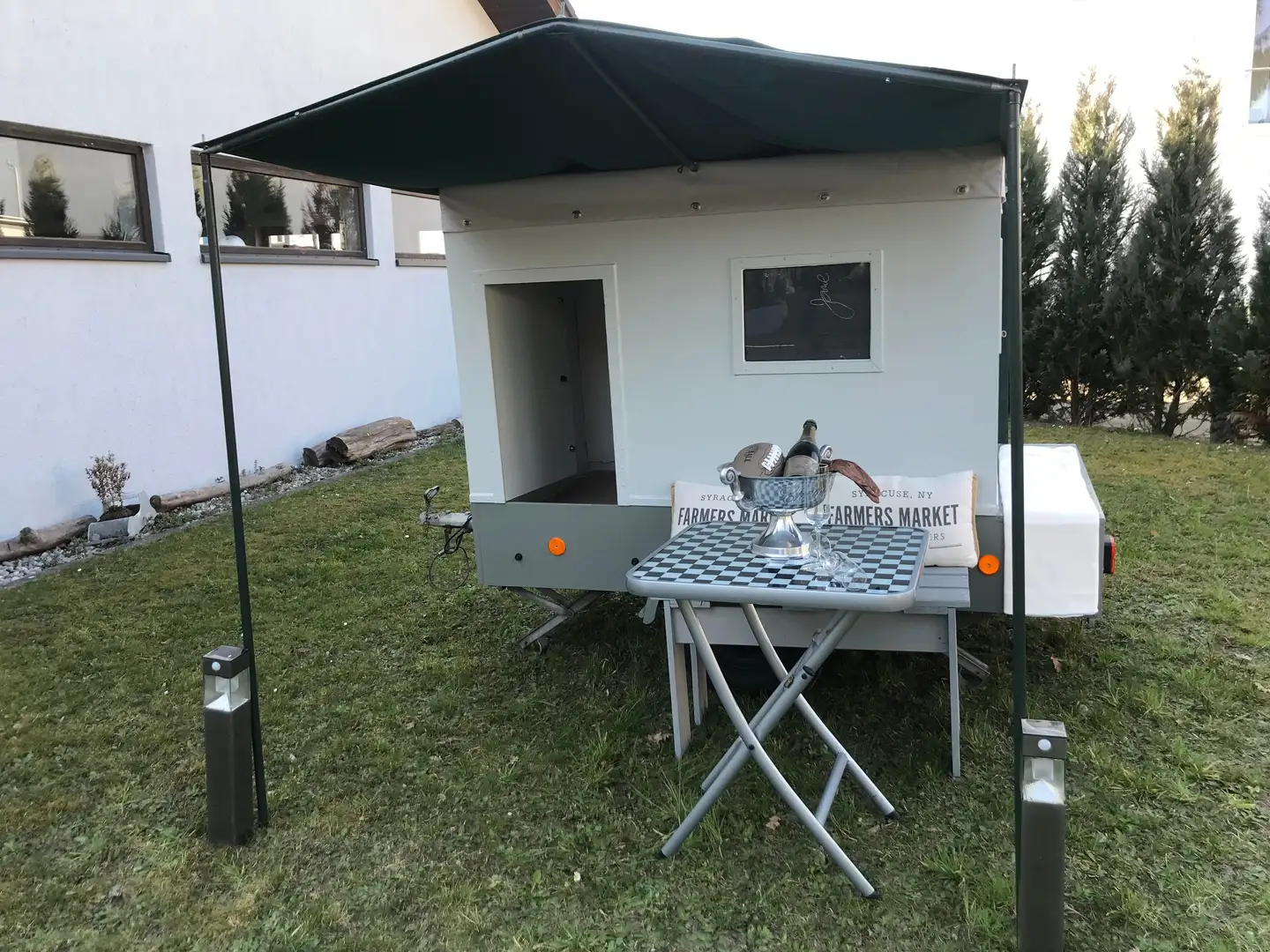 Autres Schlafhaus- Anhänger Neuwertig Oldtimer etc. Blanc - 2