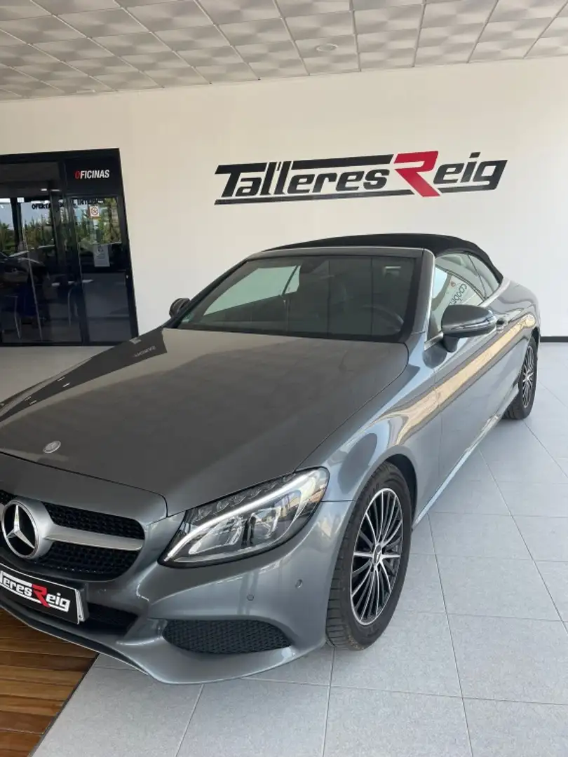 Mercedes-Benz C 220 Cabrio 220d 9G-Tronic Grijs - 2