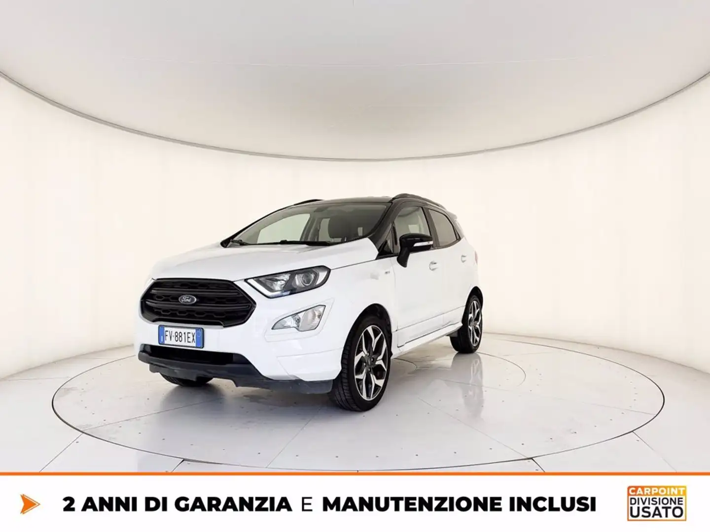 Ford EcoSport 1.0 ecoboost st-line 100cv my19 Blanc - 1