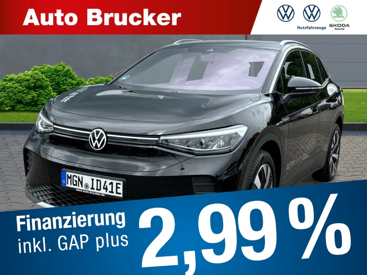 Volkswagen ID.4 Pro Performance+Fahrerprofilauswahl+Sprachsteuerun Černá - 1