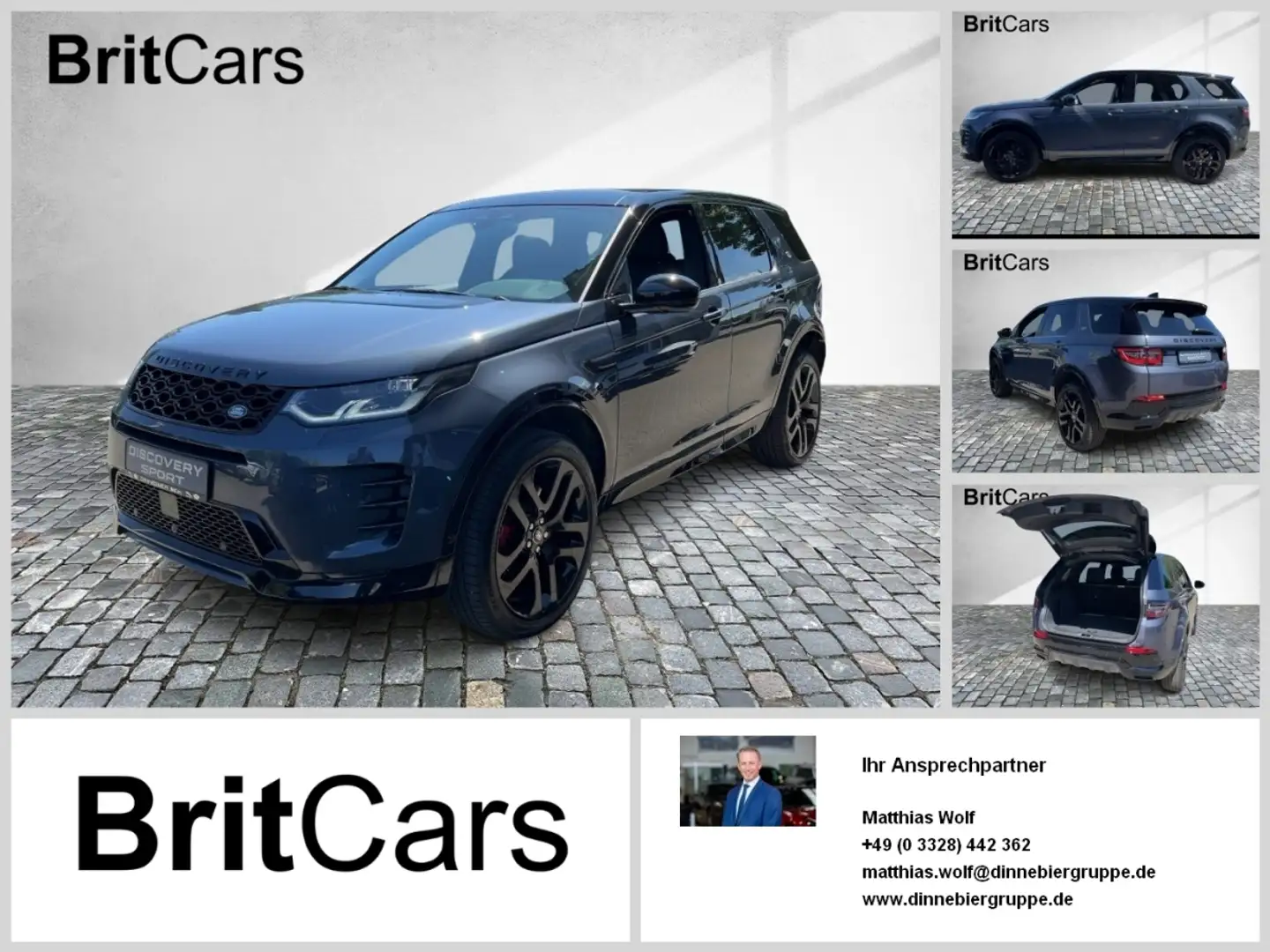 Land Rover Discovery Sport D200 Dynamic SE 360 4xSHZ Pano Kék - 1