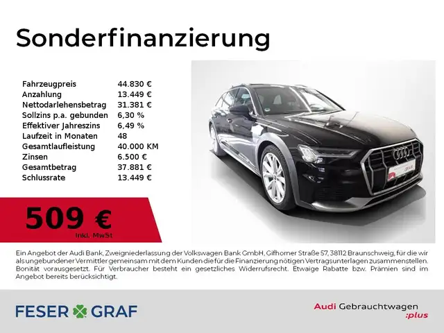 2022 Audi A6 in Black for sale