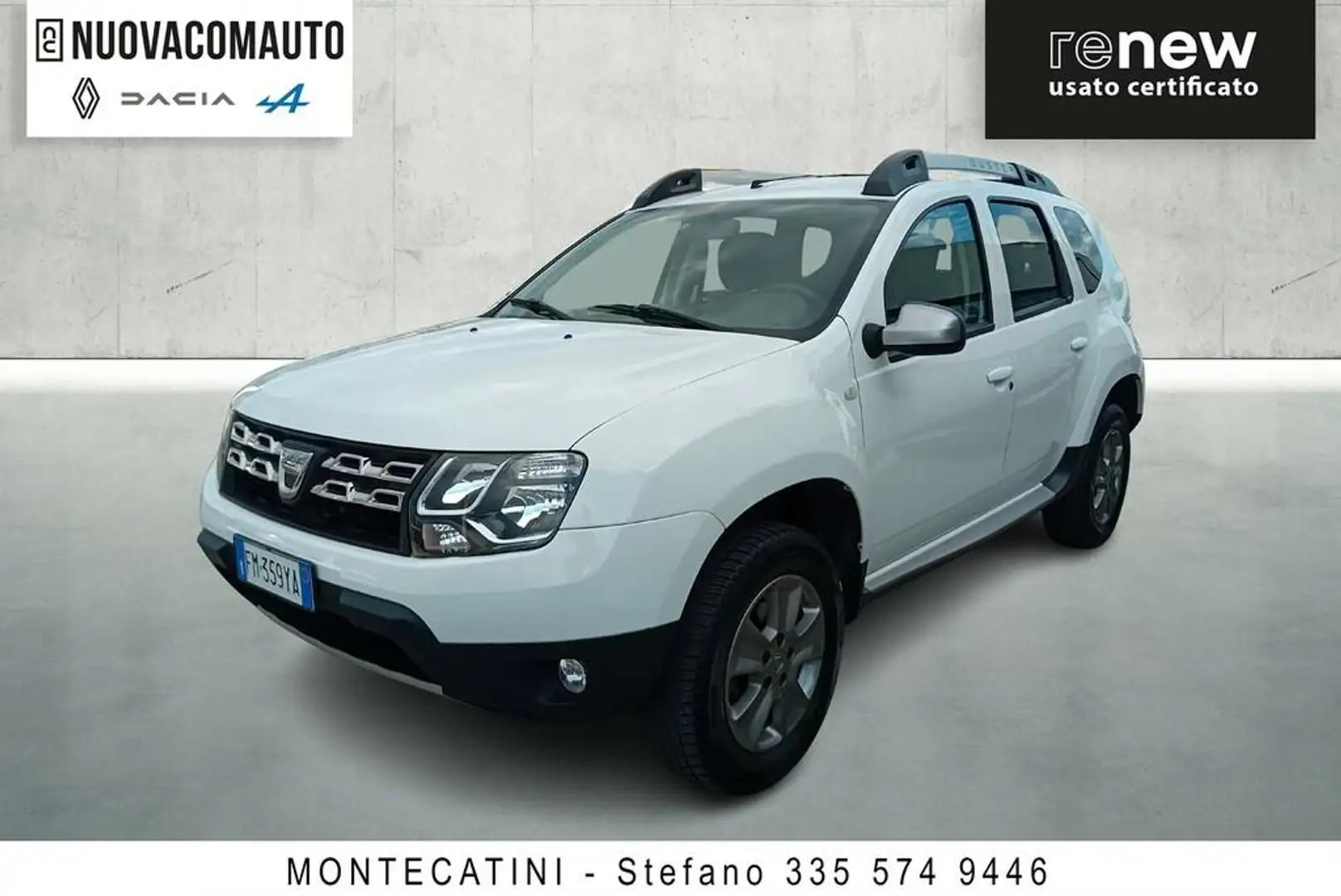 Dacia Duster 1.5 dci Brave2 4x2 s&s 110cv Bianco - 1
