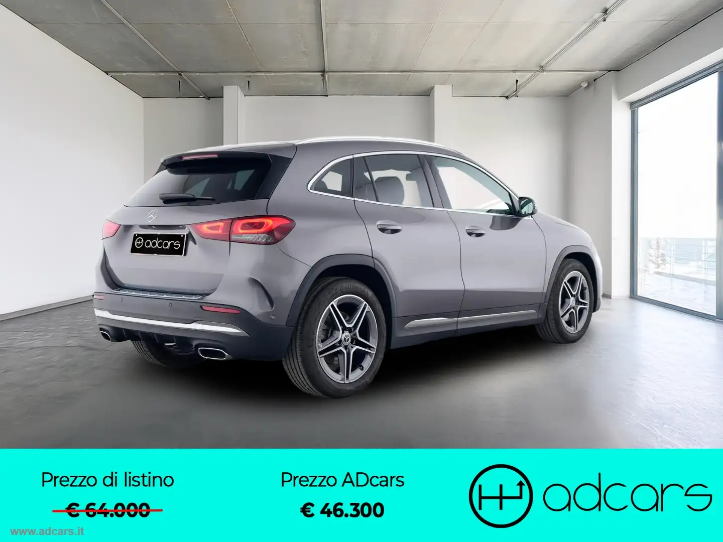 Mercedes-Benz GLA 250 GLA 250 Automatic Premium AMG Line Grigio - 2