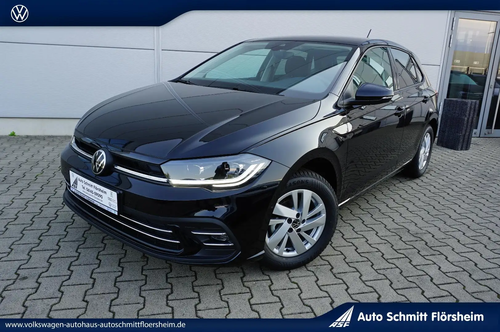 Volkswagen Polo Style 1,0 l TSI 7-Gang-DSG Navi,RFK,ACC,Clima Černá - 1