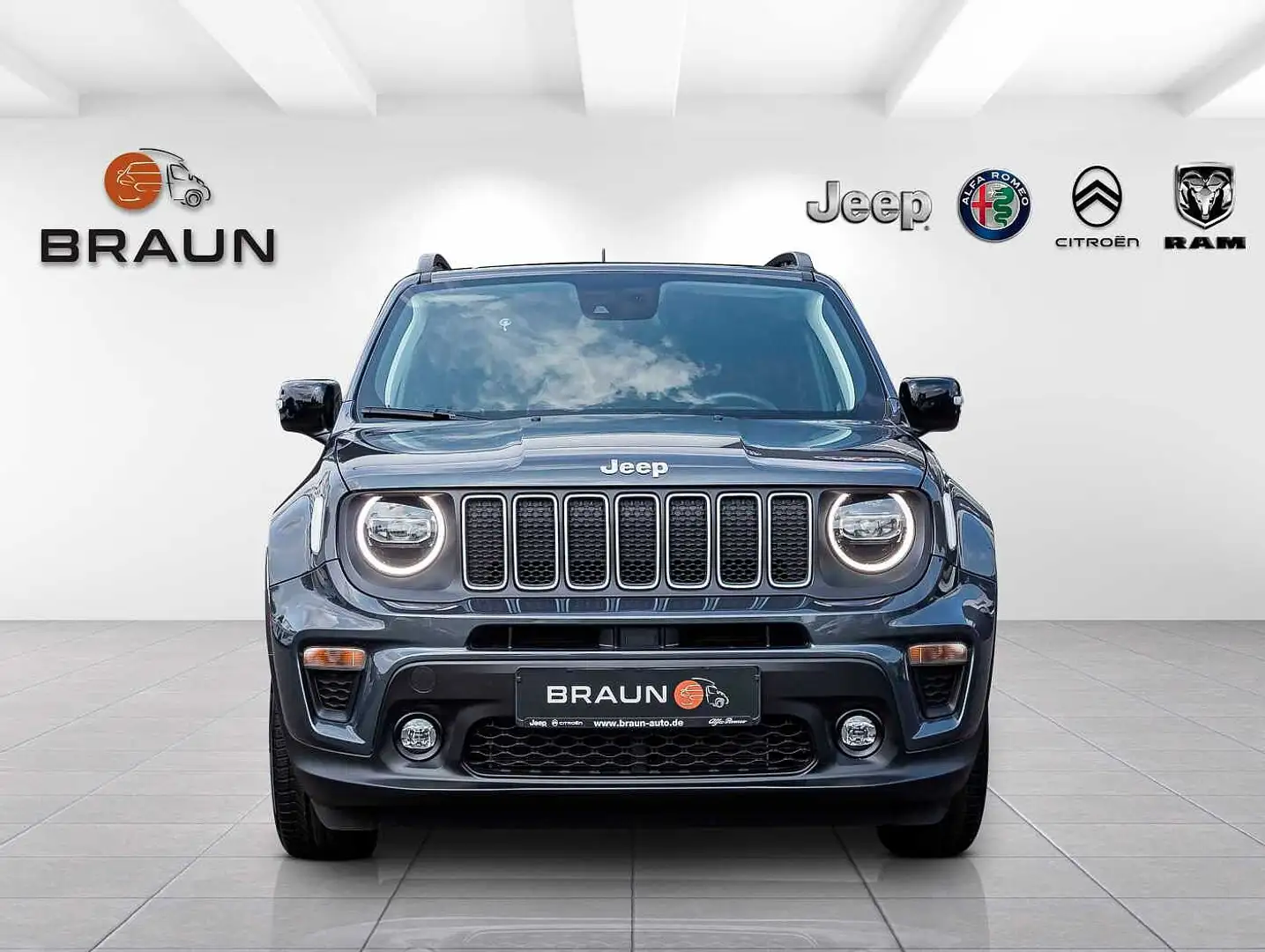Jeep Renegade 1.5 GSE  e-Hybrid Limited LED Navi Gris - 2