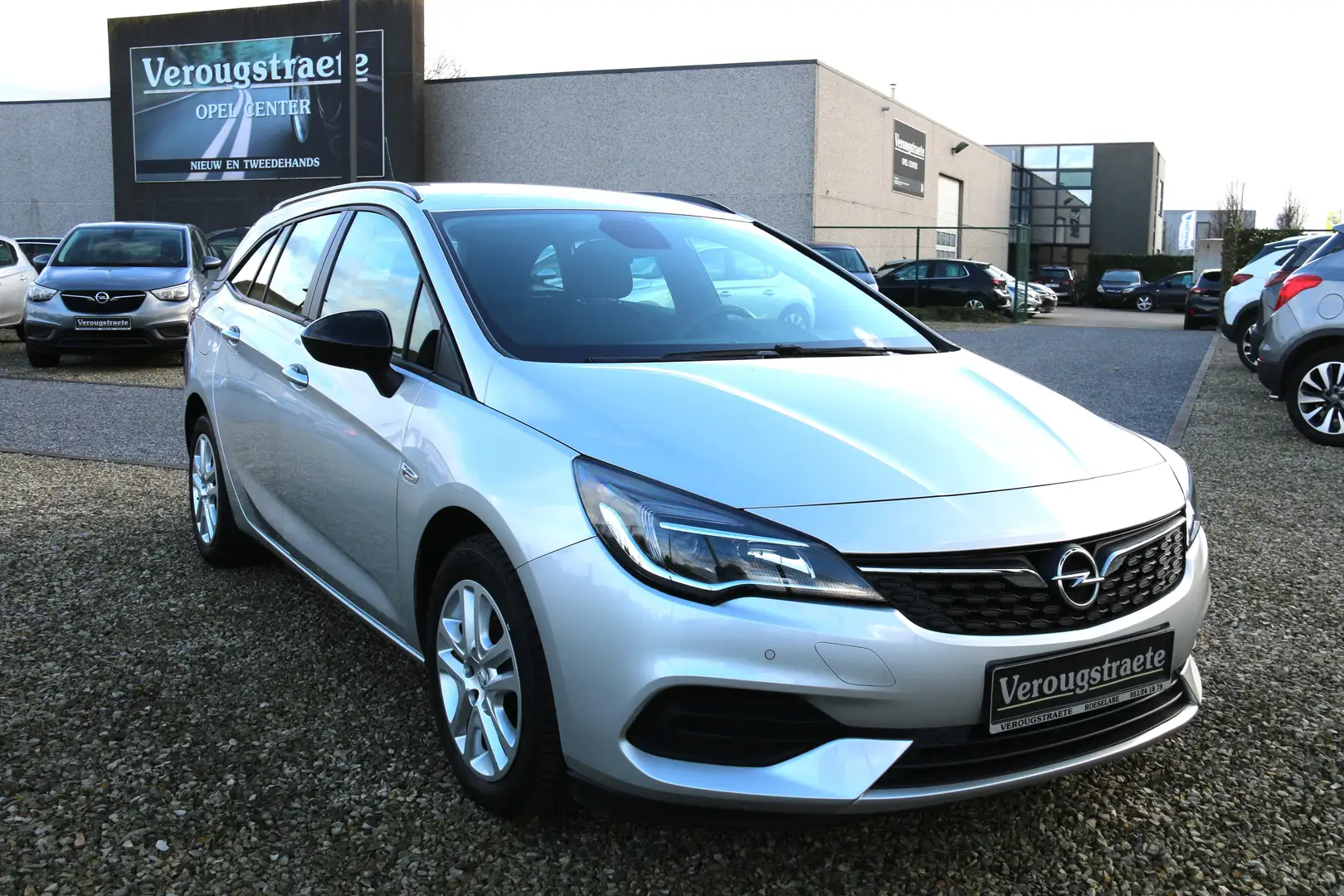 Opel Astra Sports Tourer 1.2 Turbo Edition S/S (EU6AP) Navi Zilver - 1