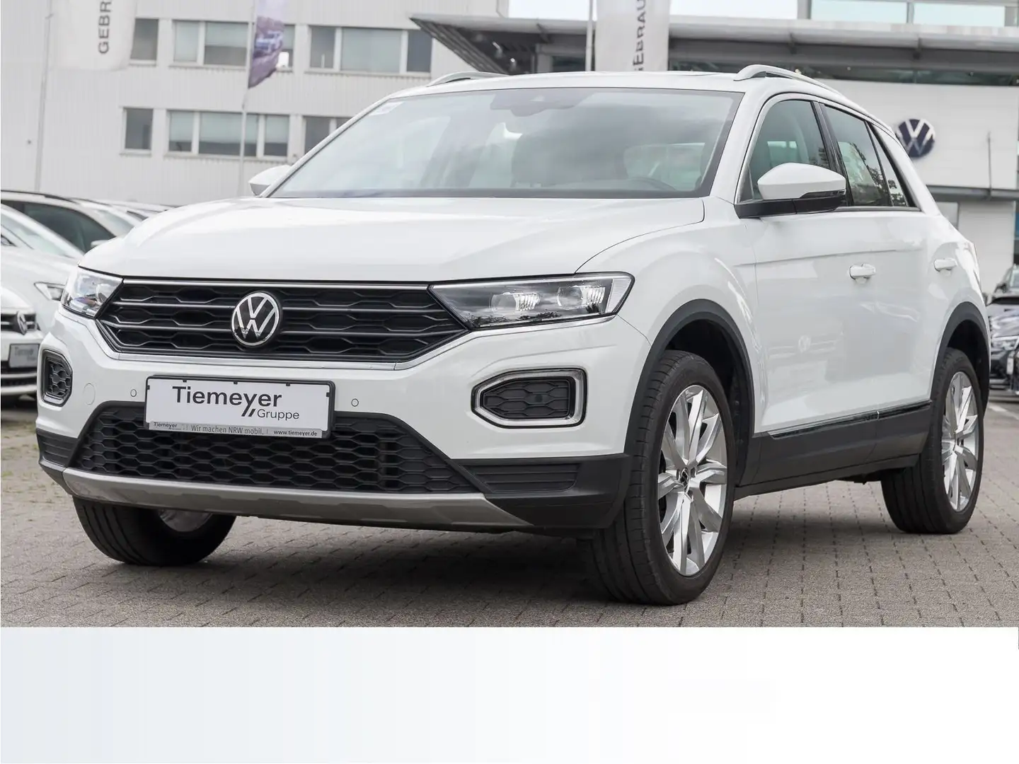 Volkswagen T-Roc 1.5 TSI DSG STYLE AHK PANO LEDER LM18 Blanco - 2