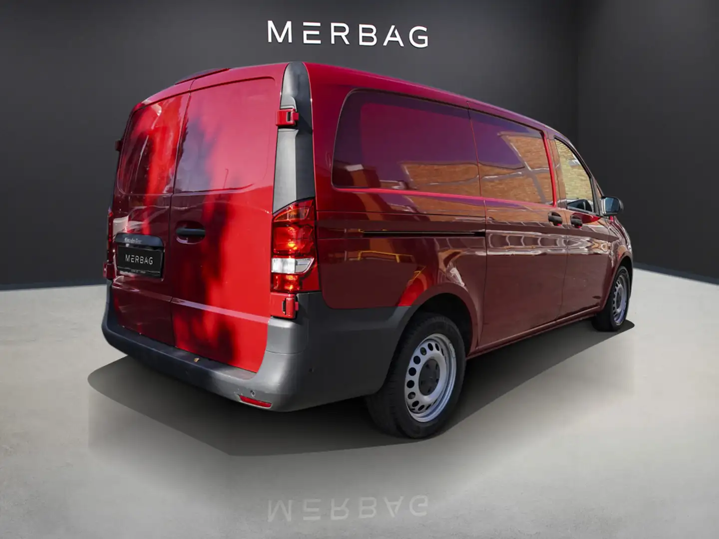 Mercedes-Benz Vito Kasten 114 lang 3,2t Autom. PDC Temp. Navi Rot - 2