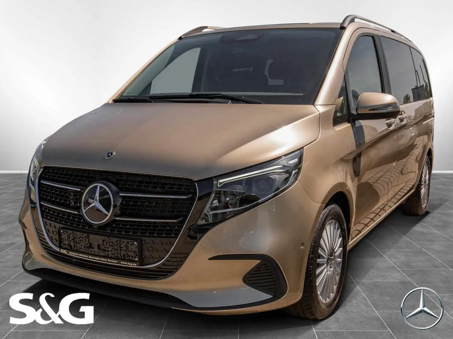 Mercedes-Benz V 220 d STYLE Kompakt AHK+Totwink+Sitzhzg.+MBUX Bronze - 1