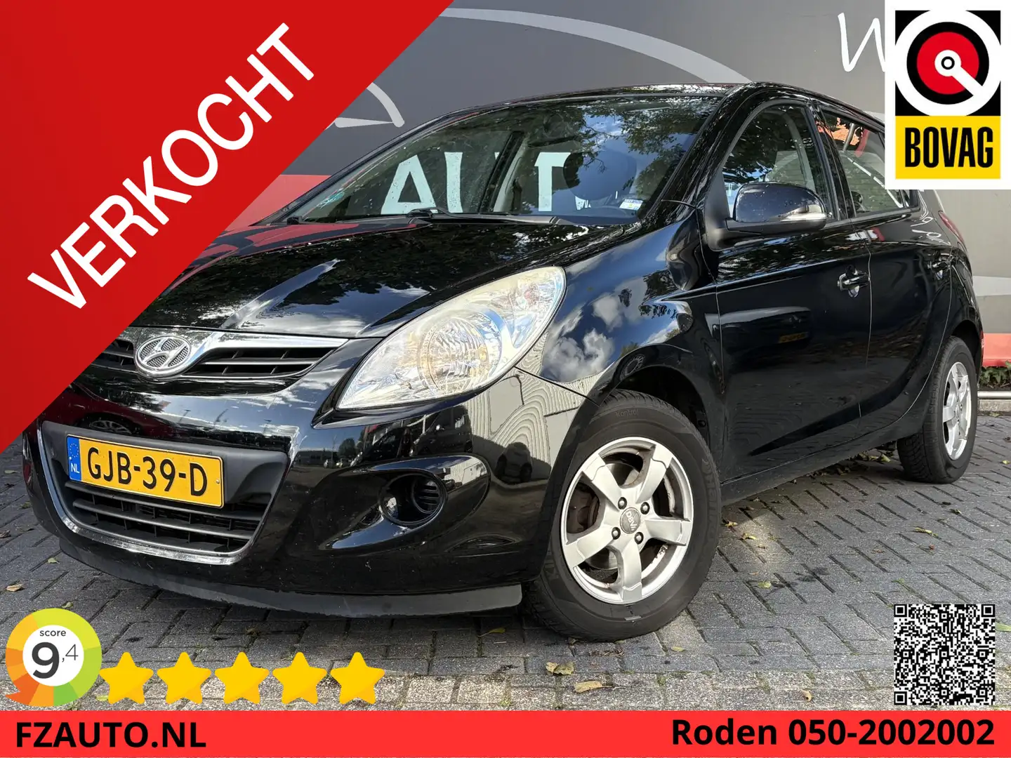 Hyundai i20 1.2i DynamicVersion - Stoelverwarming - Airconditi Schwarz - 1