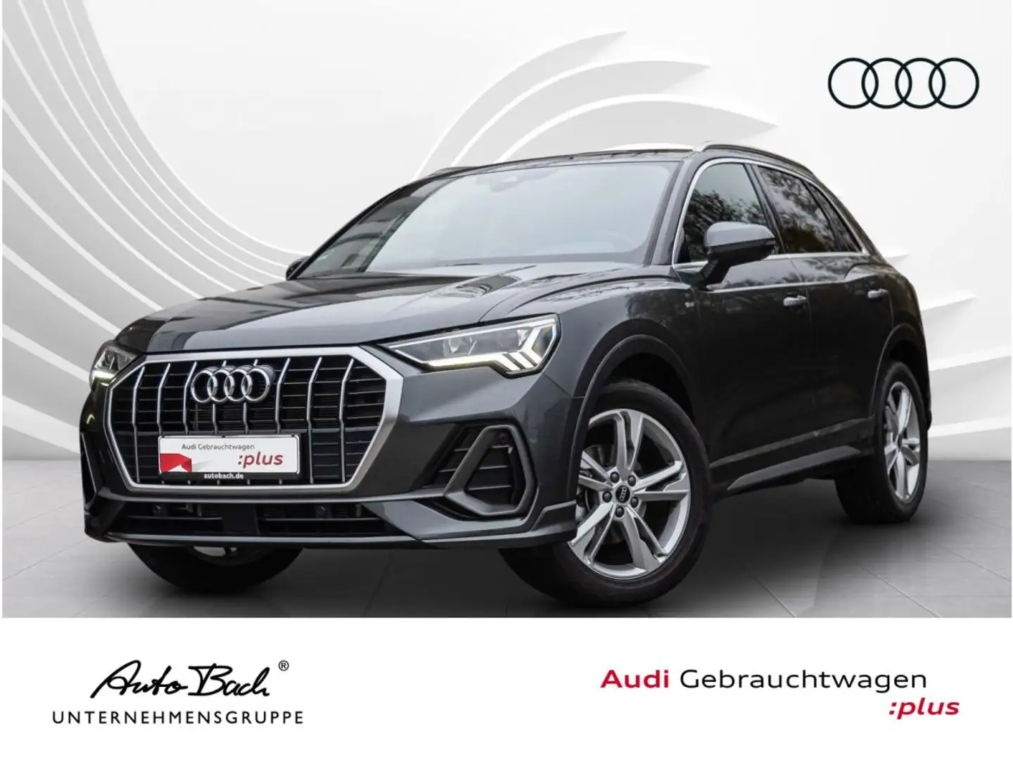 Audi Q3 S line 35TFSI Stronic Navi LED virtual ACC EPH AHK Grau - 1