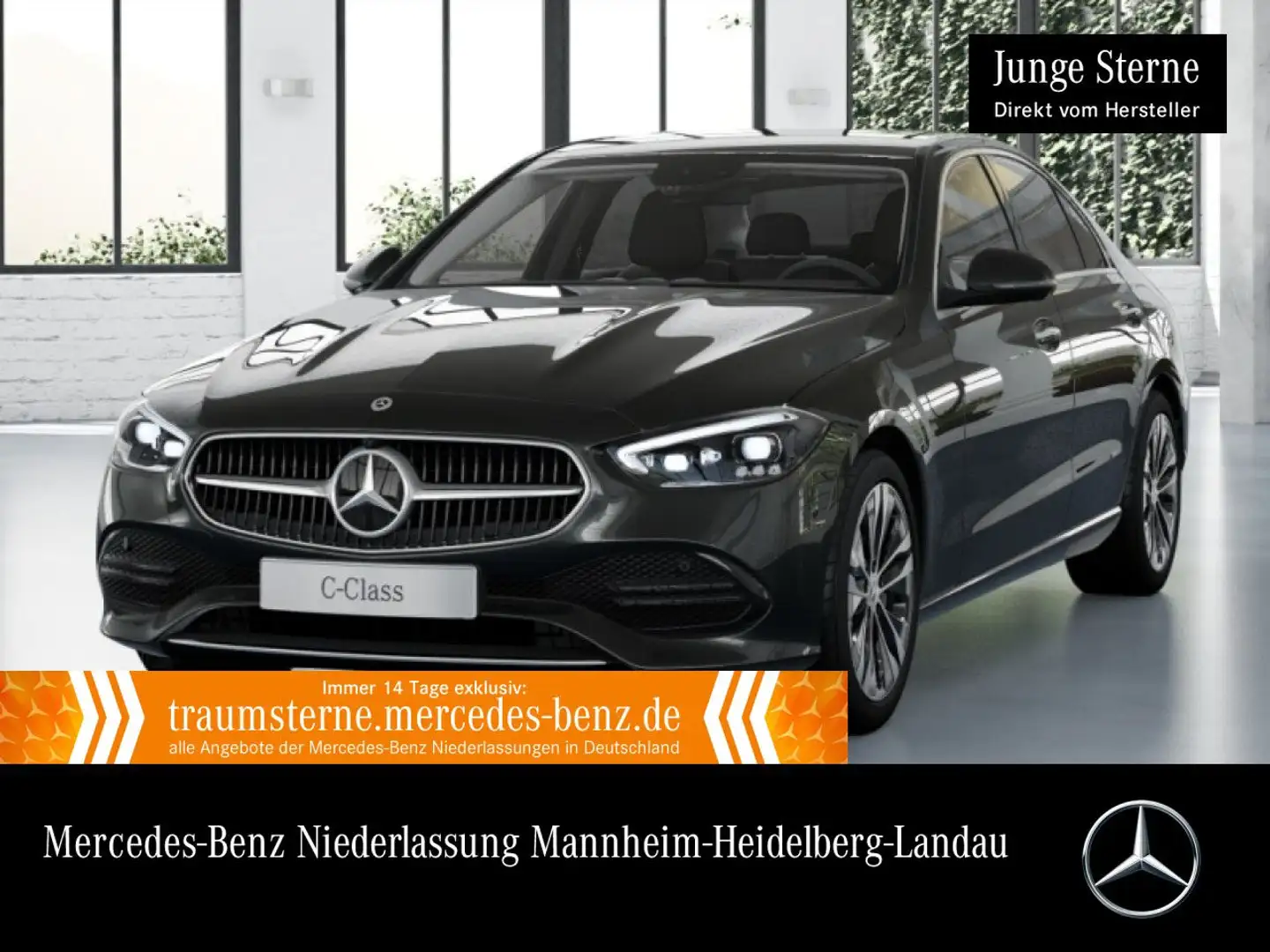 Mercedes-Benz C 300 e 4M AVANTG+360+TOTW+KEYLESS+9G Grau - 1