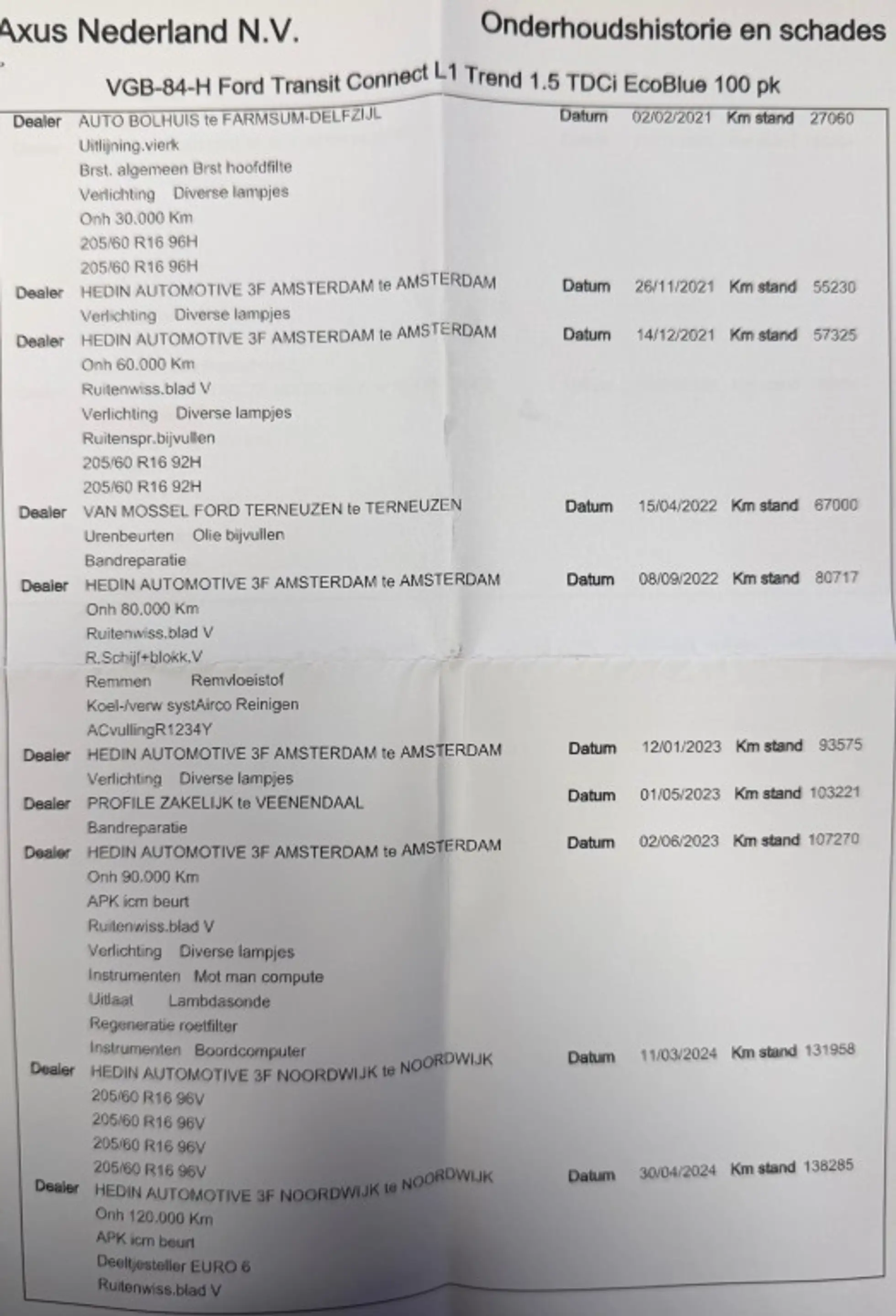 Ford Transit Connect 1.5 TDCI 74KW 100PK EURO 6 AIRCO/ CRUISE CONTROL/ — photo 28
