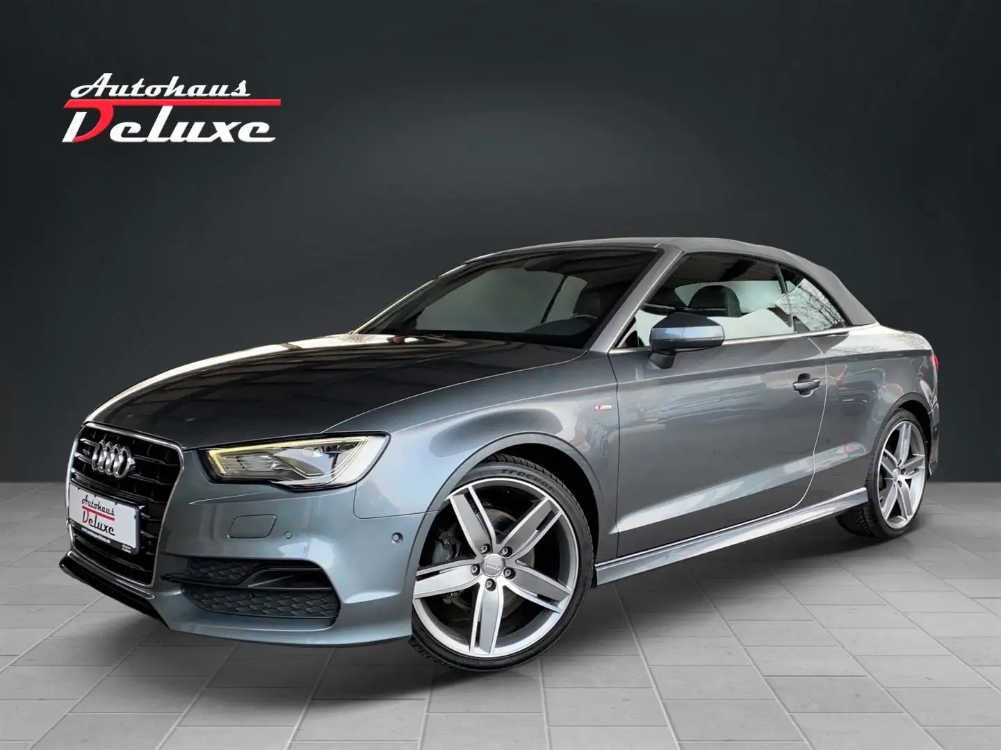 Audi A3 2,0 TDI QUATTRO CABRIOLET S-LINE SPORTPAKET Gris - 1