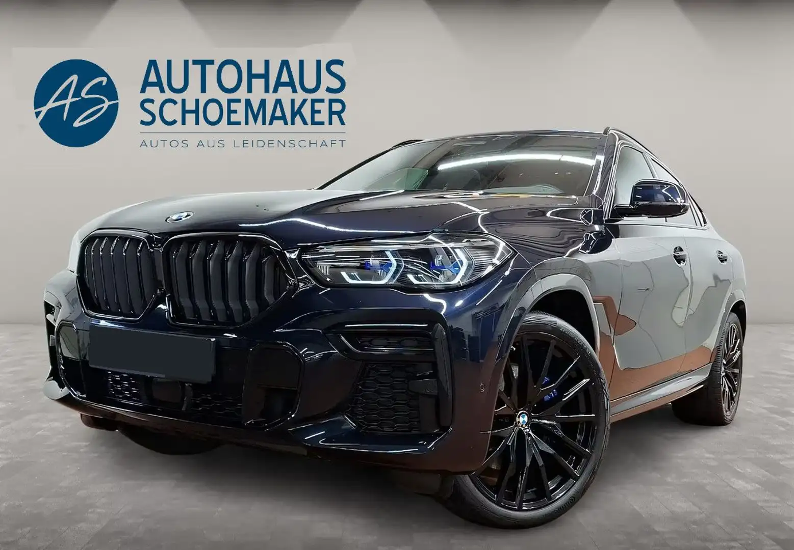 BMW X6 xDrive 30d M Sport*Laser,360°ACC,Pano,HUD,AHK Zwart - 1