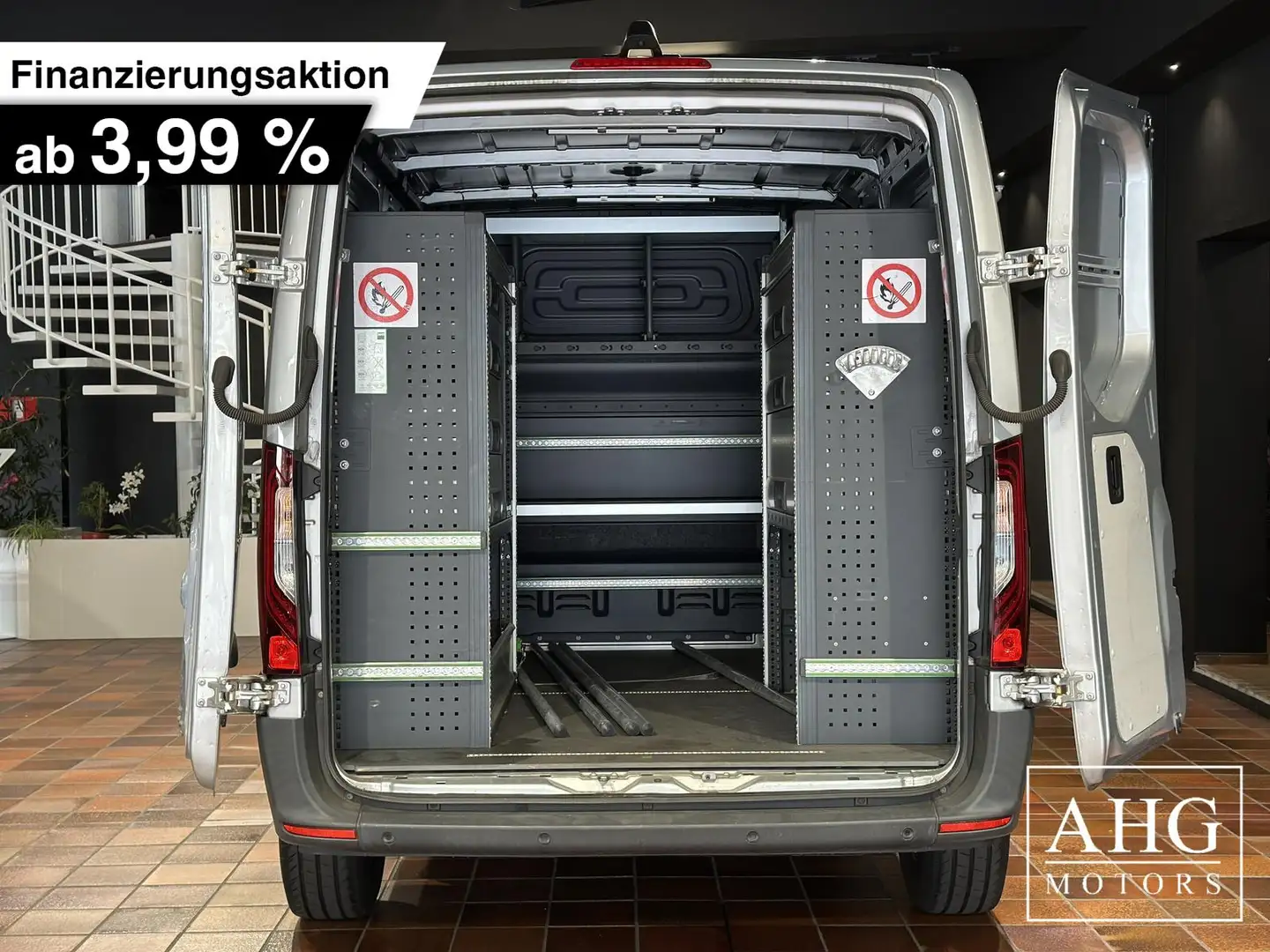 Mercedes-Benz SPRINTER 314 9G L1H1 KURZ ACC LED AC WERKSTATT-BOT Argent - 1