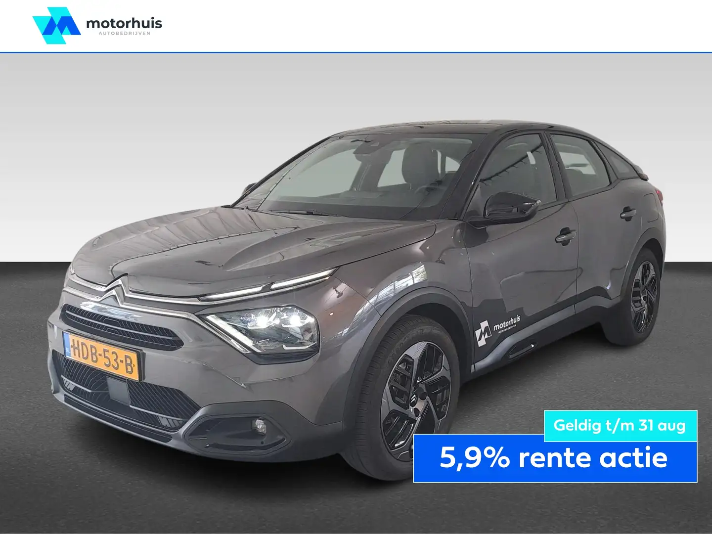 Citroen C4 1.2 Hybrid 136pk e-DCS6 Business / LED / Camera / Grijs - 1