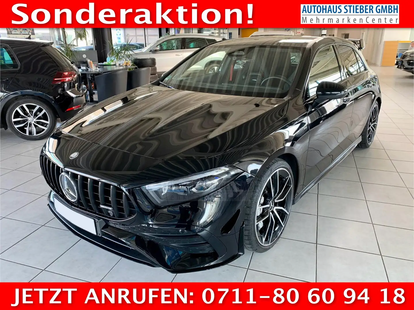 Mercedes-Benz A 35 AMG 4Matic+ SHZ+NAVI+EPH+RFK 4Matic+ Schwarz - 1