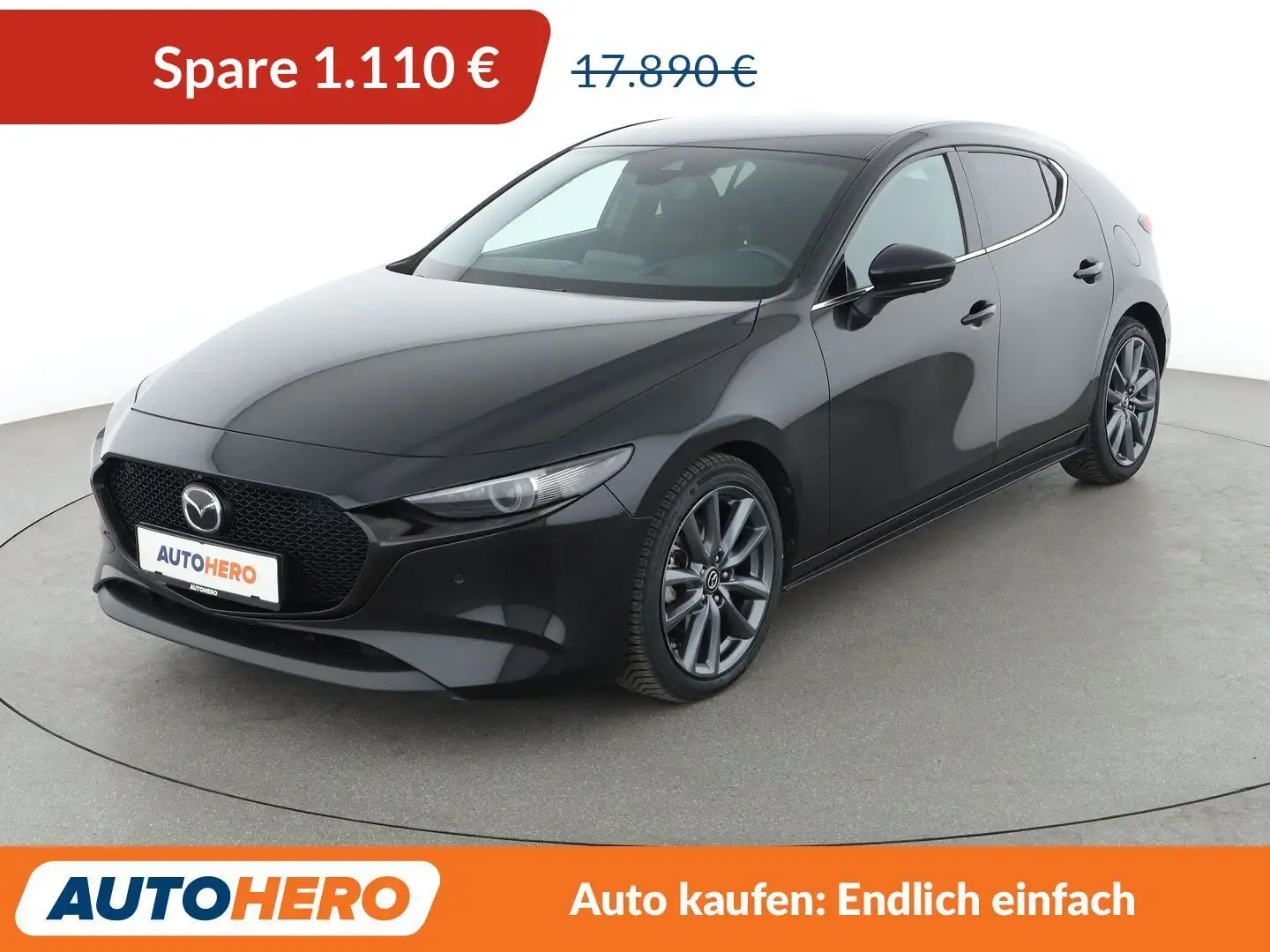 Mazda 3 2.0 Selection Aut.*NAVI*ACC*CAM*PDC*SHZ*HUD* Schwarz - 1