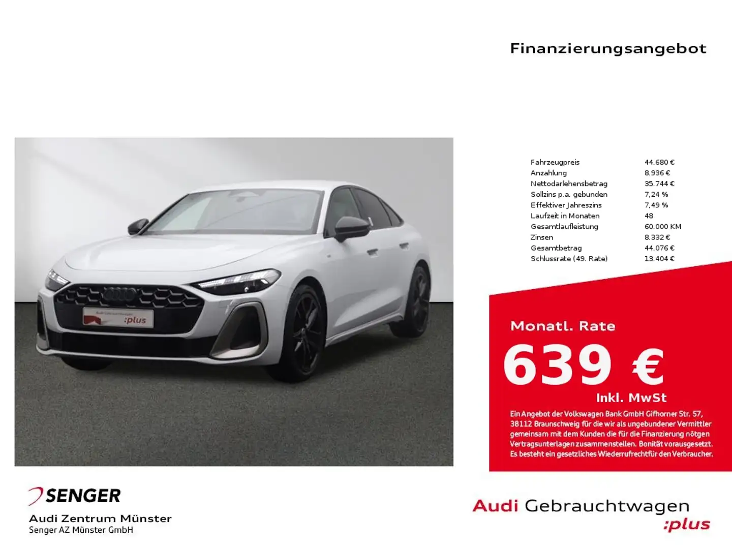 Audi A5 edition one 2.0 TFSI S tronic MMI Matrix Weiß - 1