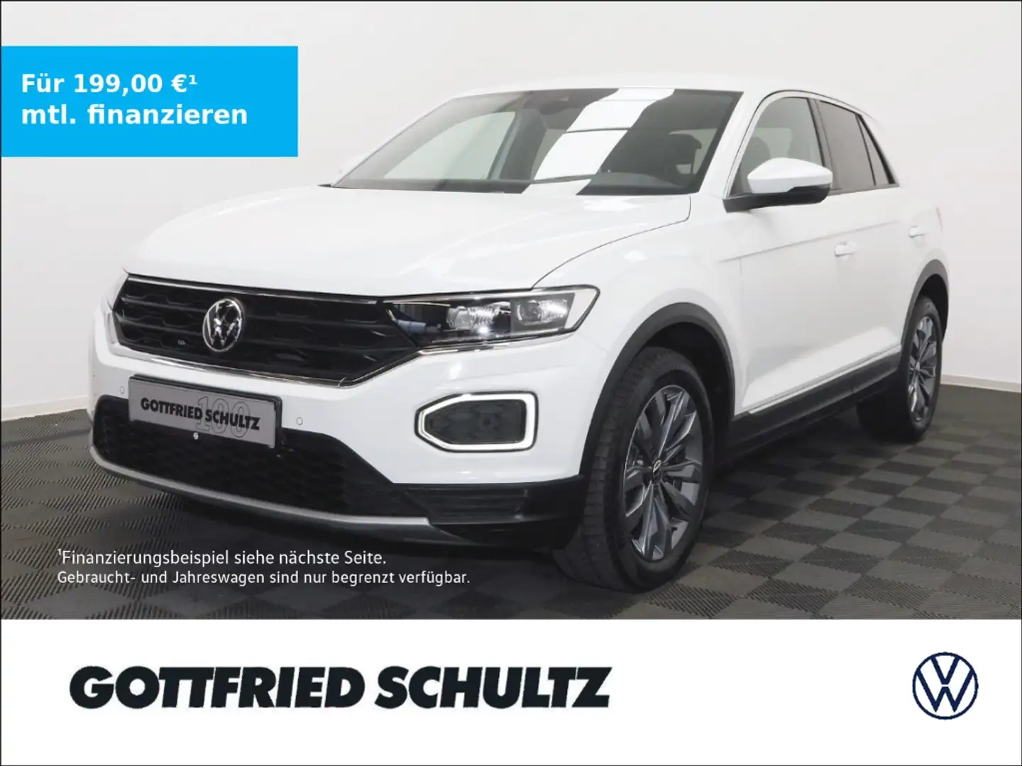 Volkswagen T-Roc 1.5 TSI Sport DSG   AHK   Standheizung   LED Weiß - 1