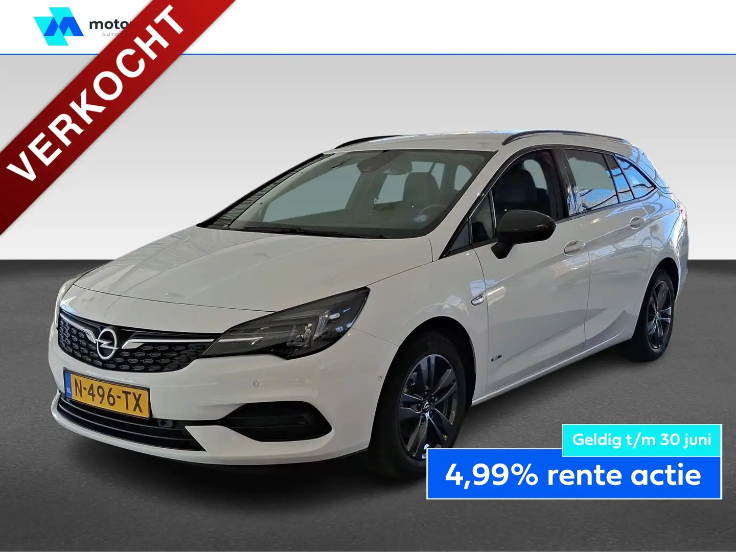 Opel Astra Sports Tourer 1.2 Turbo 110pk Design&Tech / Camera Blanc - 1