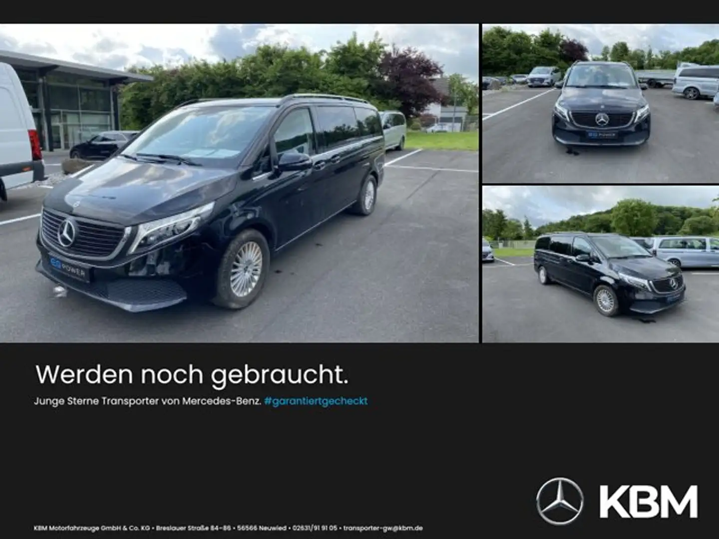 Mercedes-Benz EQV 300 EQV 300 AVANTG. Lang NAVI*LED*Leder*Tisch Чёрный - 1