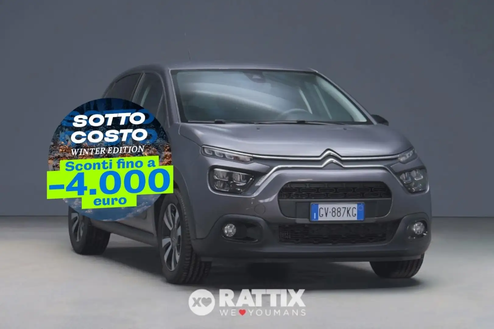 Citroen C3 1.2 Puretech 110CV Max EAT6 Grigio - 1