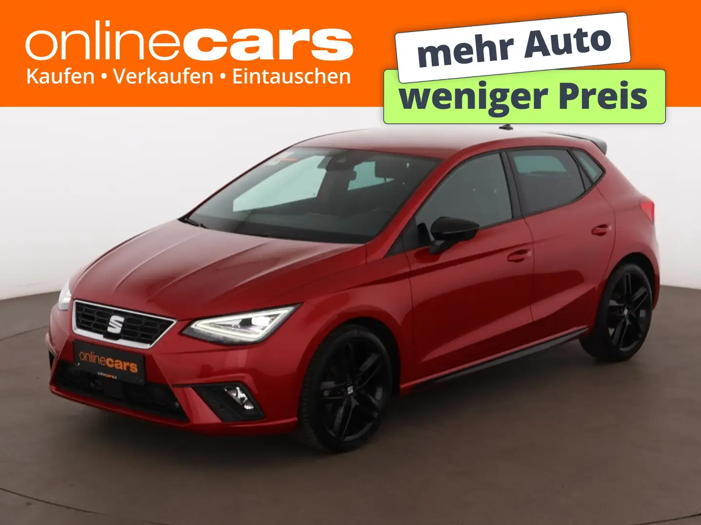 SEAT Ibiza 1.5 TSI FR Pro Black Edition Aut LED RADAR Rot - 1
