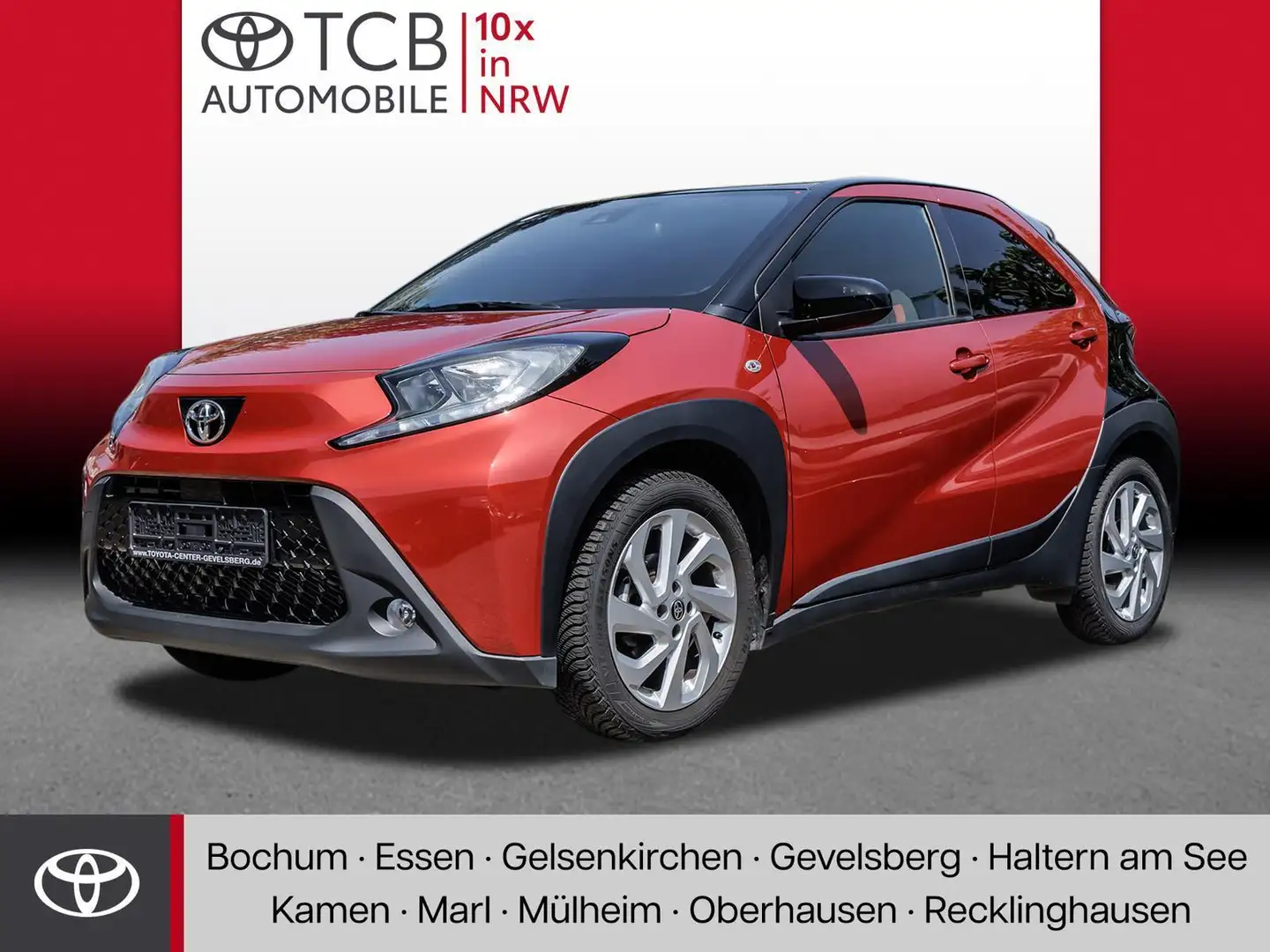 Toyota Aygo X 1.0 Pulse AUTOMATIK ALLWETTERREIFEN Rood - 1