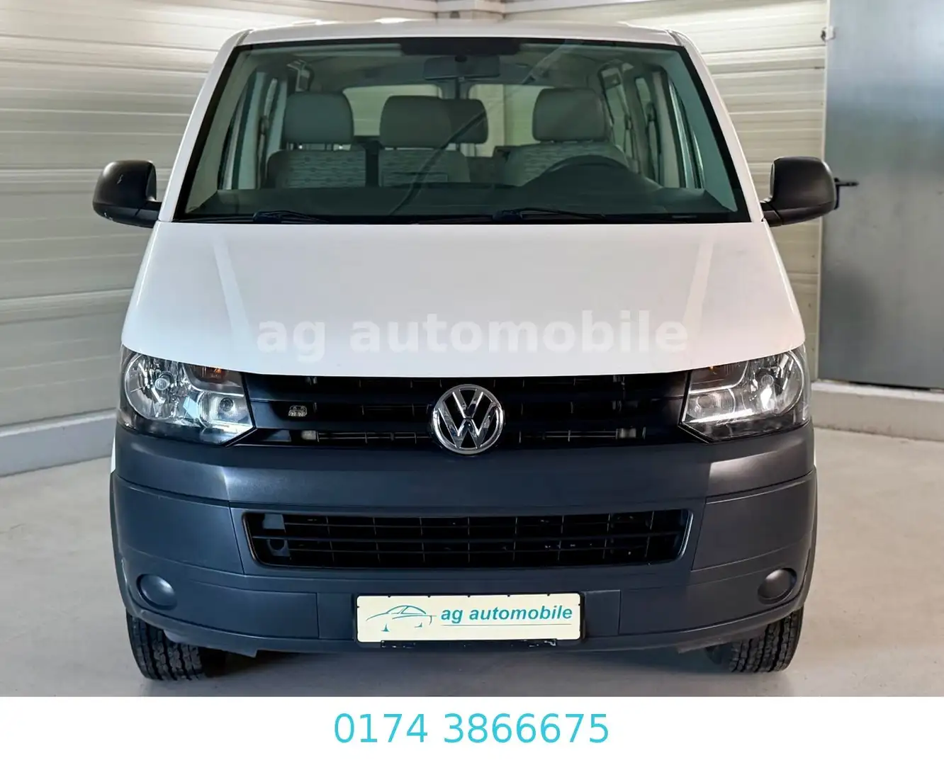 Volkswagen T5 Transporter -Kombi- lang/aus 1 Hand/140 PS Weiß - 2