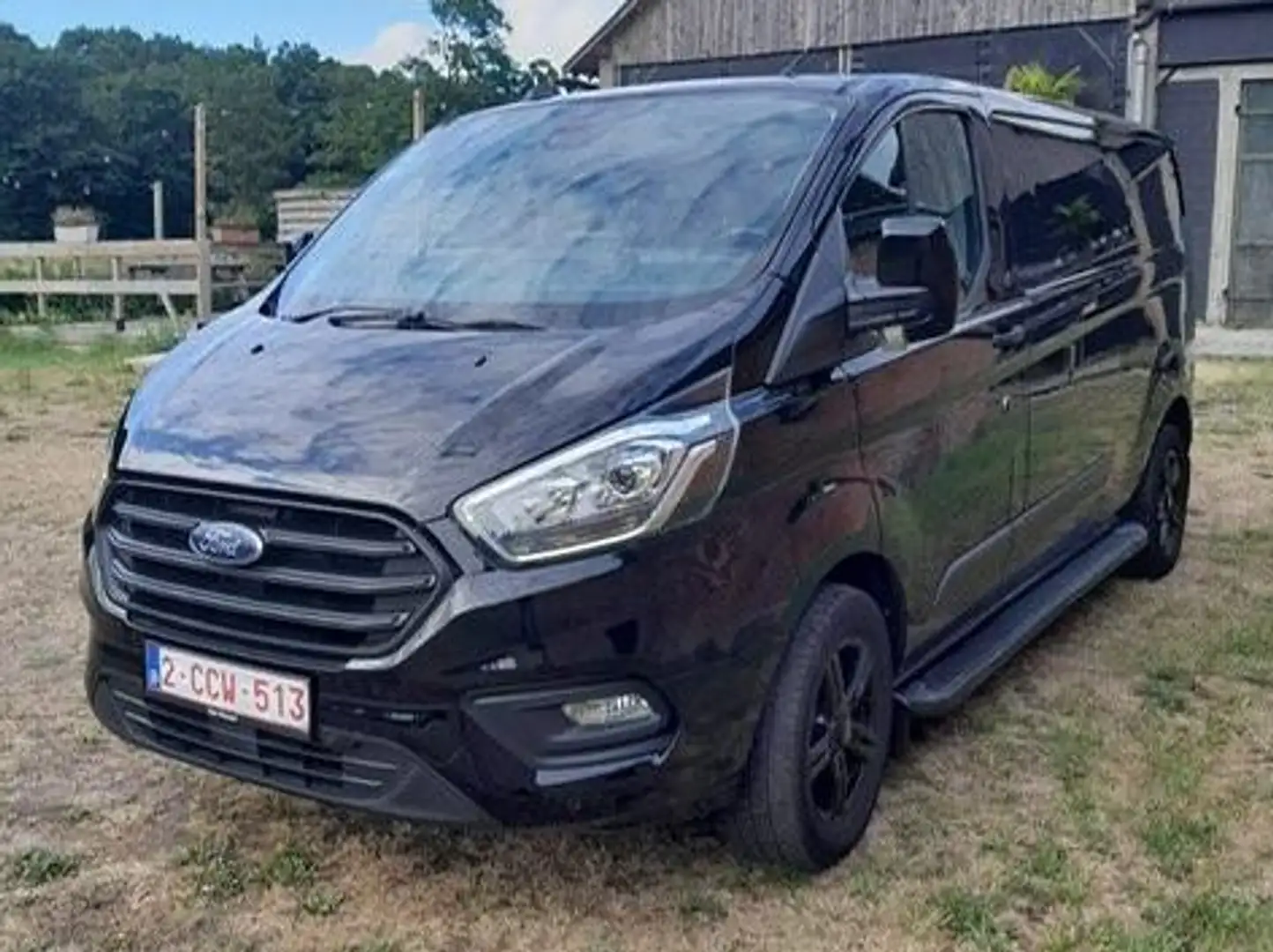 Ford Transit Custom FORD TRANSIT CUSTOM 2.0TD 105PS TREND FWD 300 LWB Zwart - 1