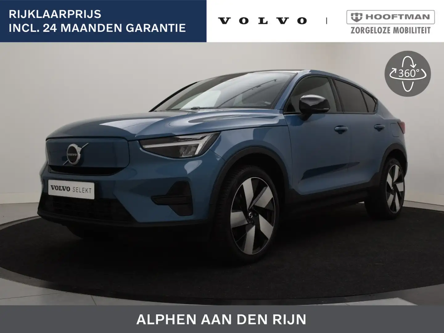 Volvo C40 RECHARGE 69KWh PLUS DARK 20INCH GETINT GLAS APPLE Azul - 1
