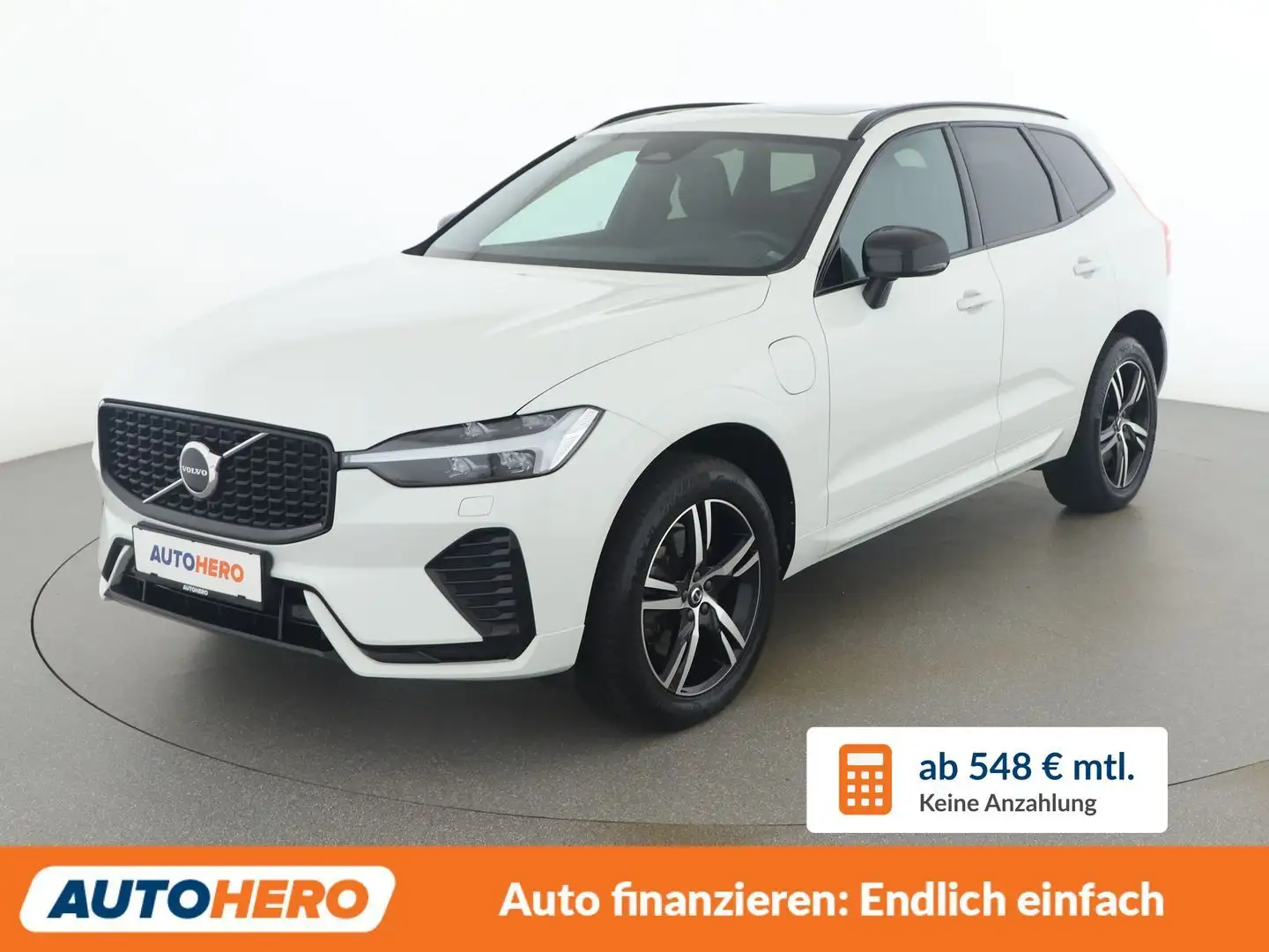 Volvo XC60 2.0 T6 Twin Engine Recharge Plug-in R Design AWD Weiß - 1